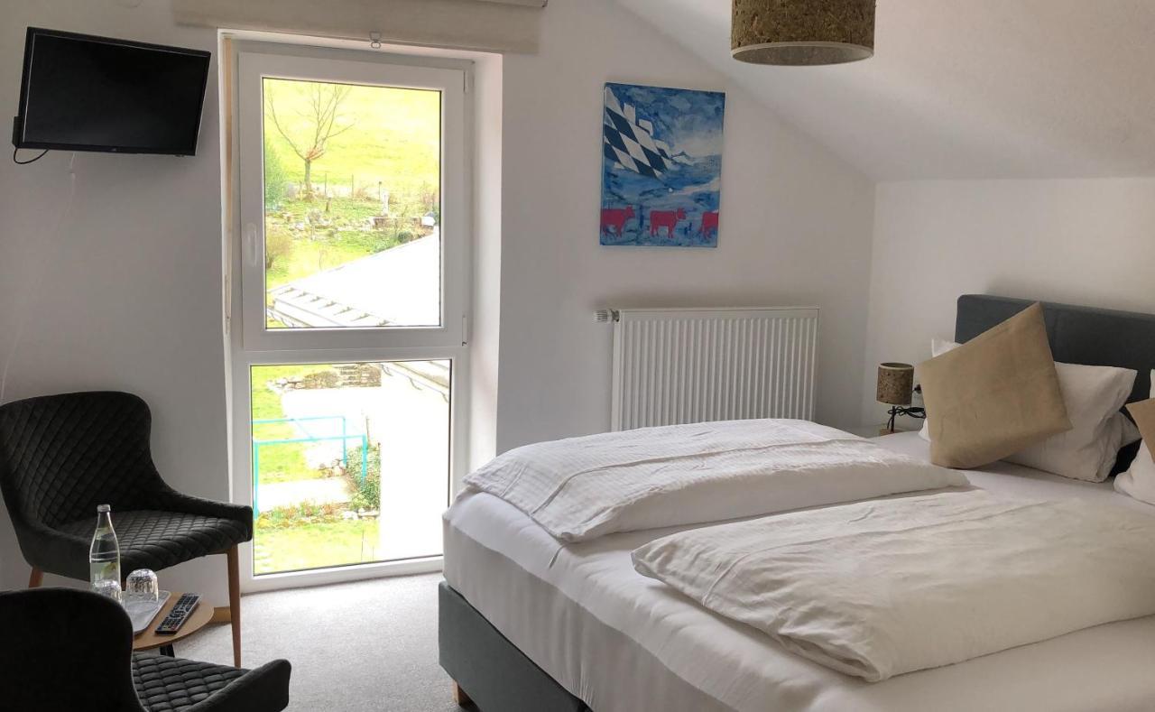 Pension Und Ferienwohnung Frech Марктшелленберг Экстерьер фото